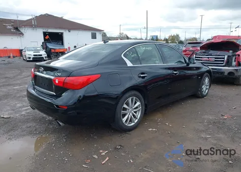 2017 Infiniti Q50 2.0T Base from USA, damaged, VIN JN1CV7AR4HM681985